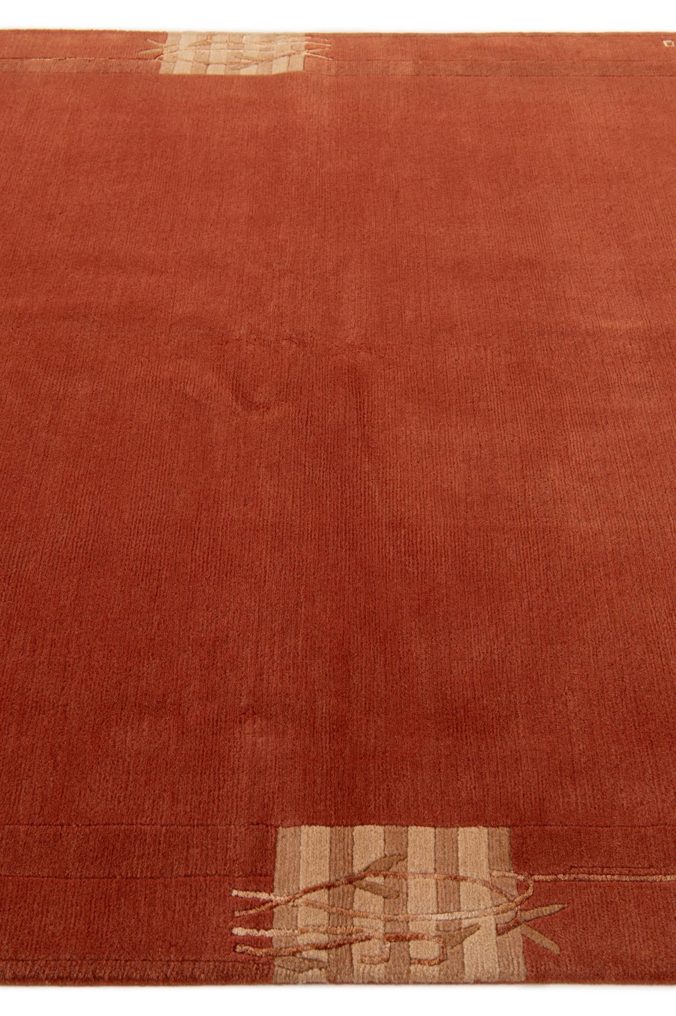 5' 9 x 7' 11 Hand Knotted Tibet Rug