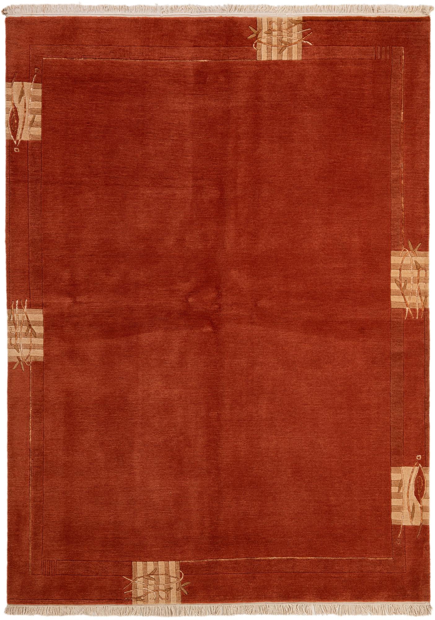 5' 9 x 7' 11 Hand Knotted Tibet Rug