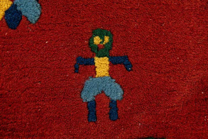 3' 1 x 5' 6 Hand Knotted Tibet Wool Rug