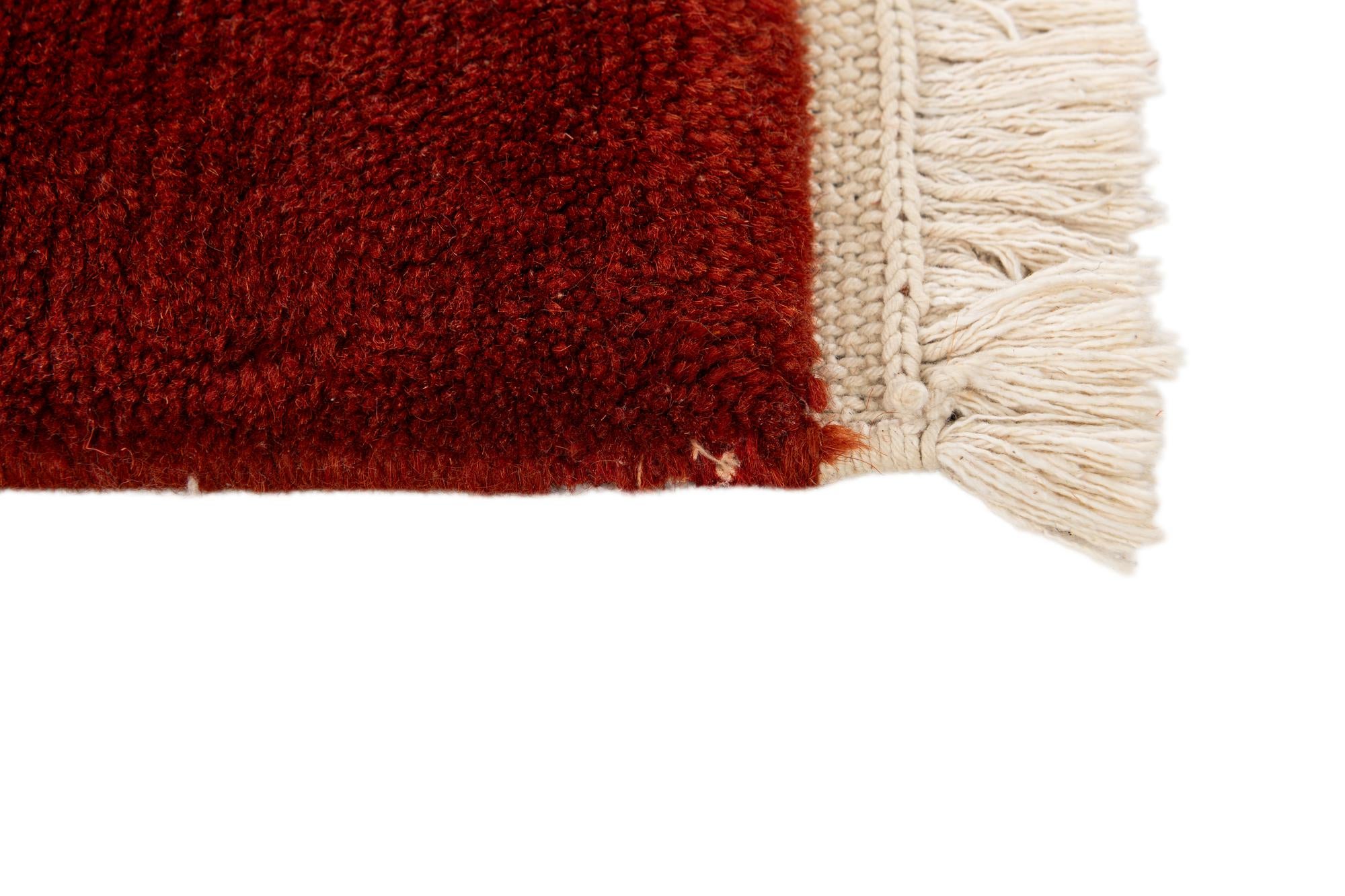 3' 1 x 5' 6 Hand Knotted Tibet Wool Rug