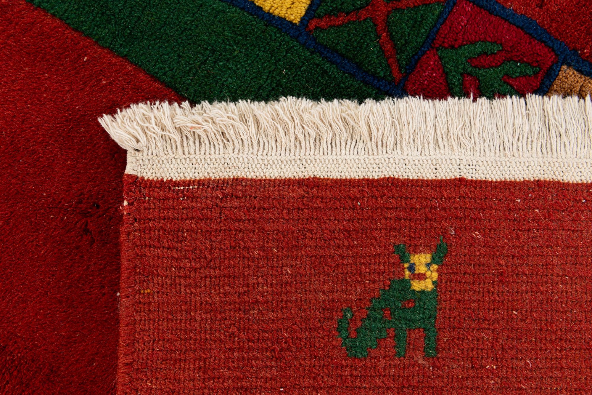 3' 1 x 5' 6 Hand Knotted Tibet Wool Rug