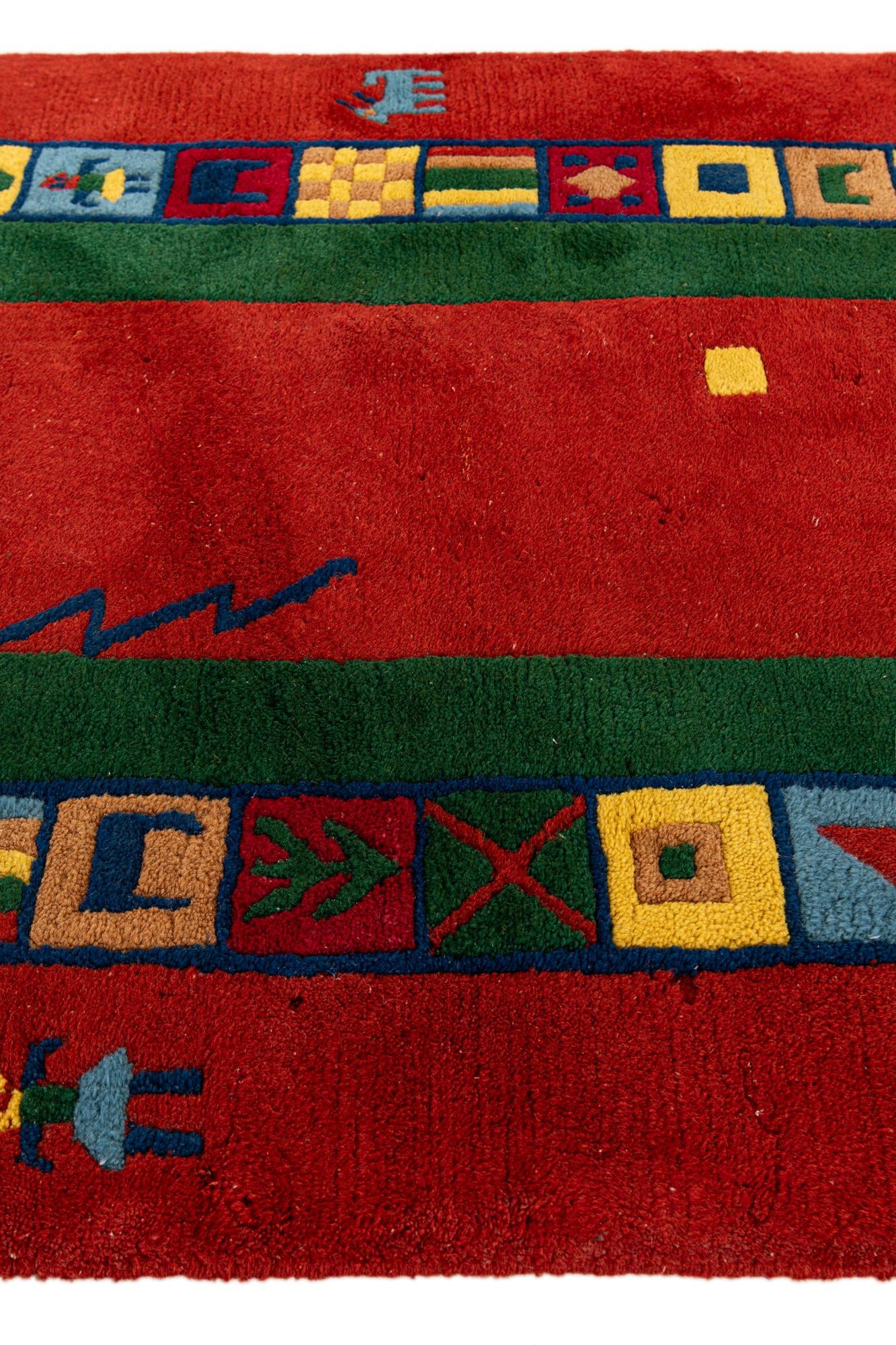 3' 1 x 5' 6 Hand Knotted Tibet Wool Rug
