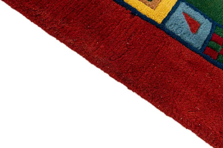 3' 1 x 5' 6 Hand Knotted Tibet Wool Rug