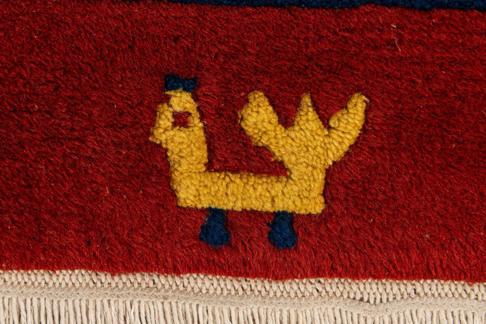 3' 1 x 5' 6 Hand Knotted Tibet Wool Rug