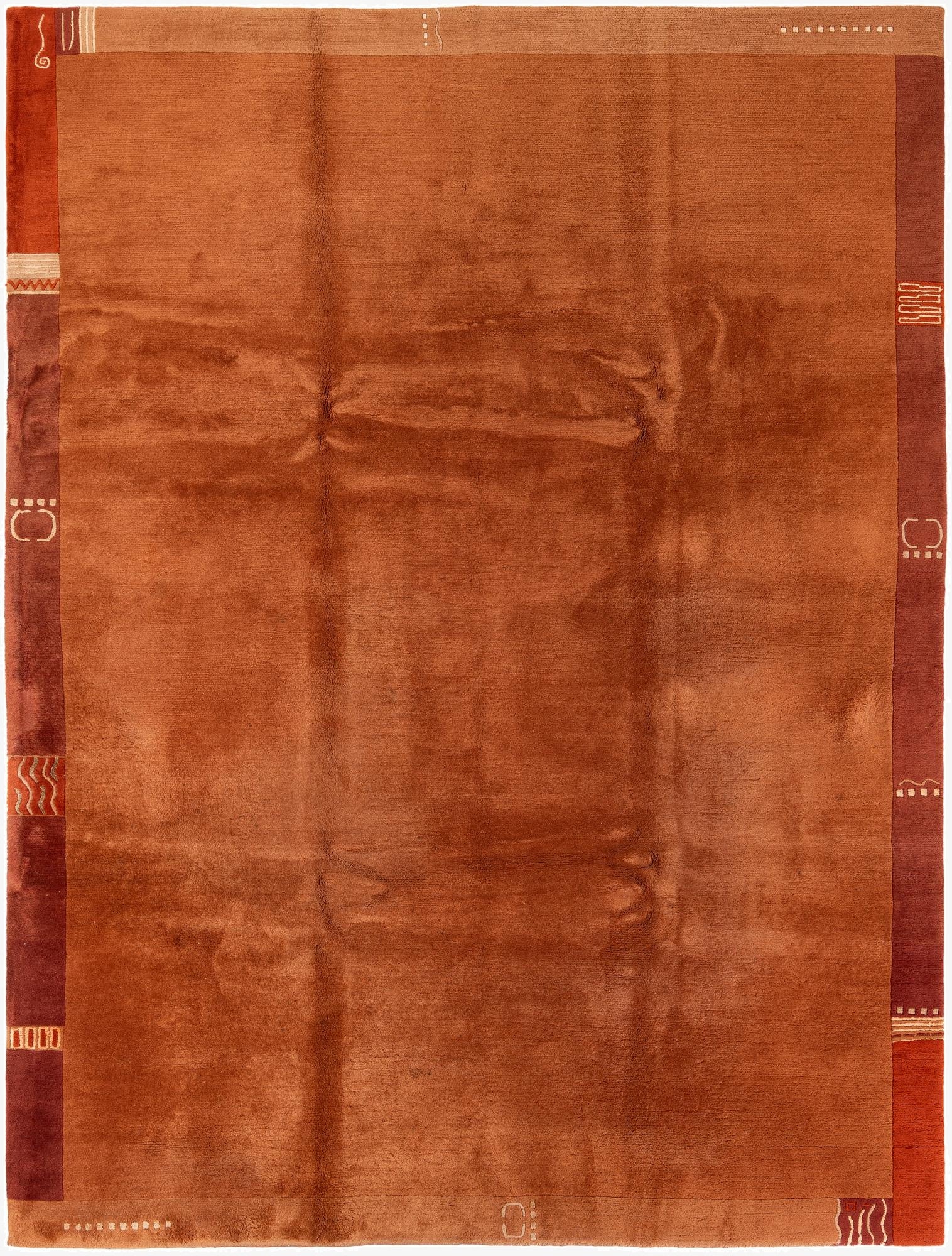 8' 2 x 10' 9  Hand Knotted Tibet Rug