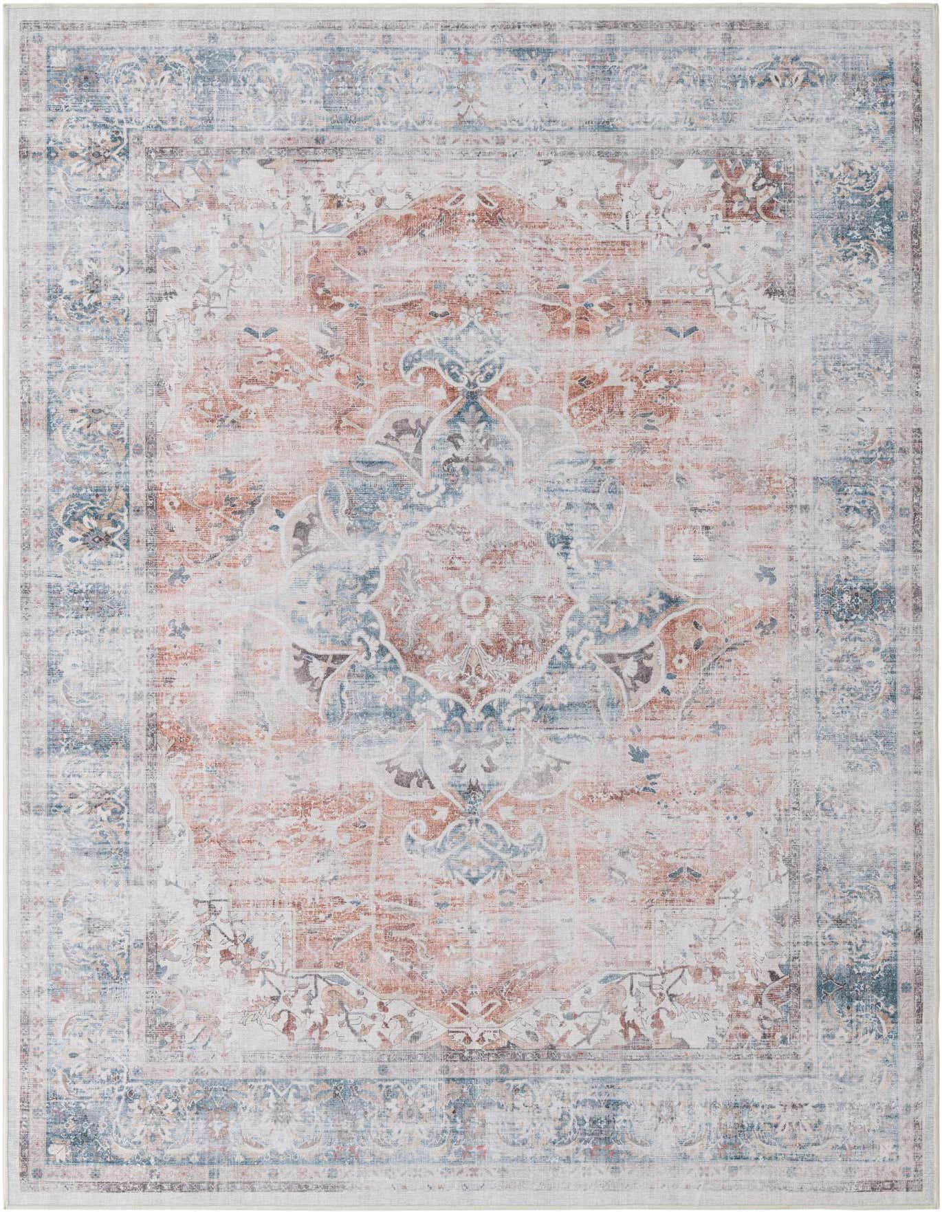 6' x 9' Washable Timeless Rug