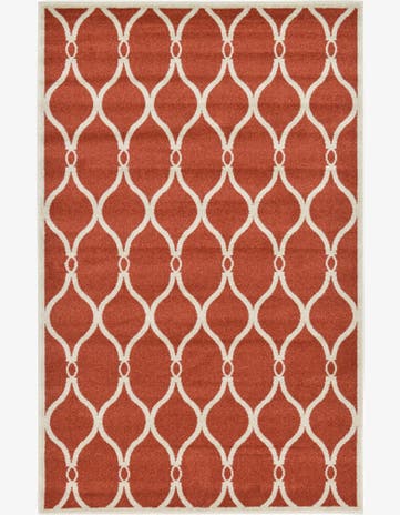 Terracotta Trellis Rug