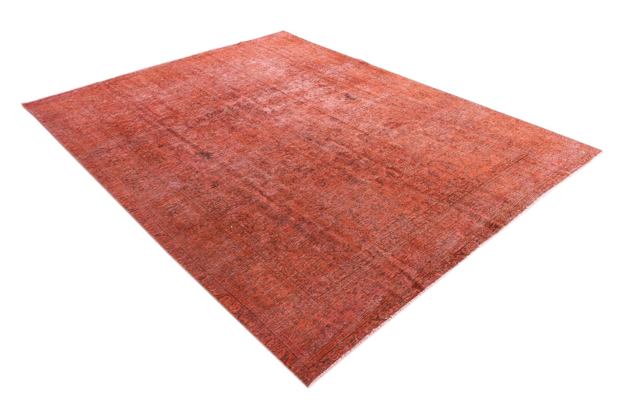 9' 6 x 12' 3 Hand Knotted Ultra Vintage Persian Wool Rug