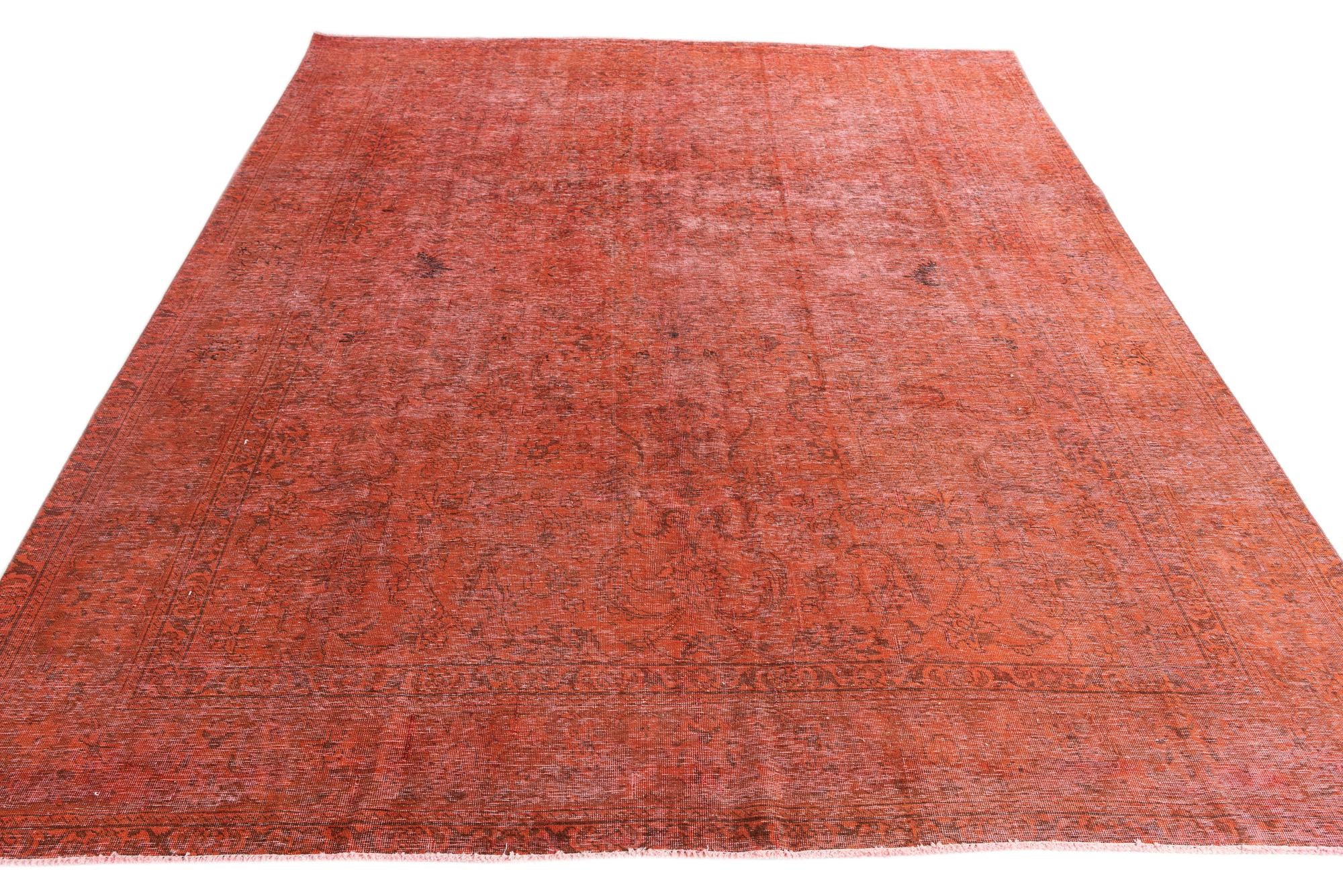 9' 6 x 12' 3 Hand Knotted Ultra Vintage Persian Wool Rug