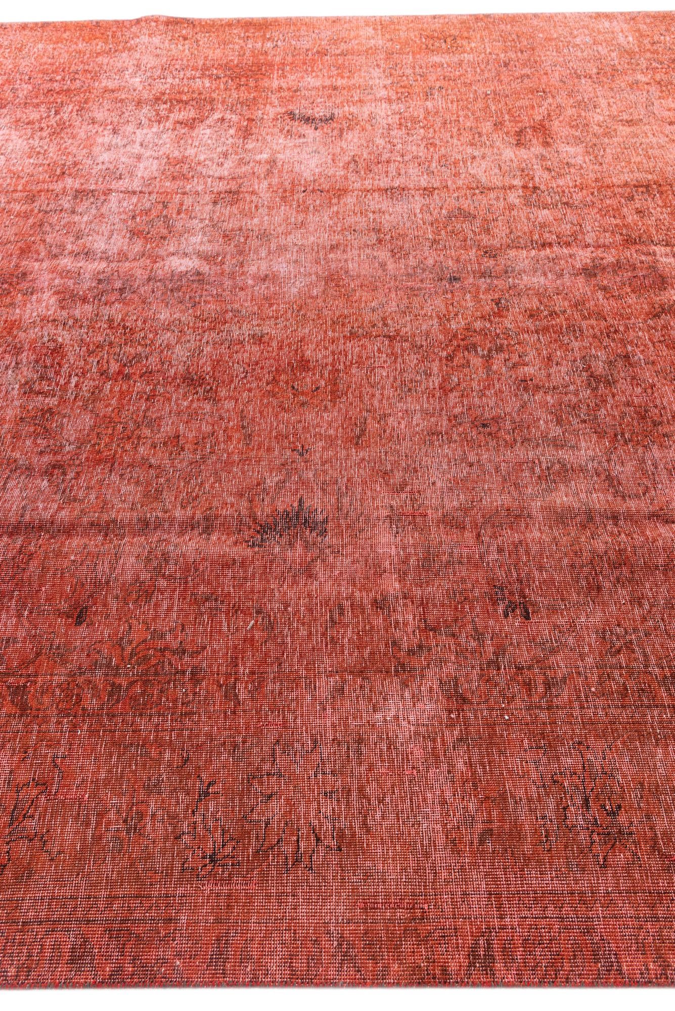 9' 6 x 12' 3 Hand Knotted Ultra Vintage Persian Wool Rug