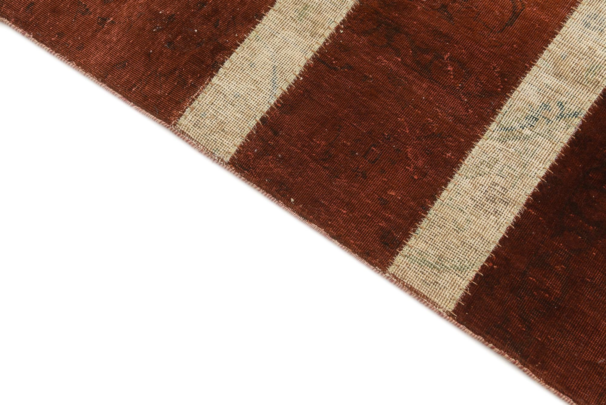 5' 7 x 8' Hand Knotted Ultra Vintage Persian Wool Rug