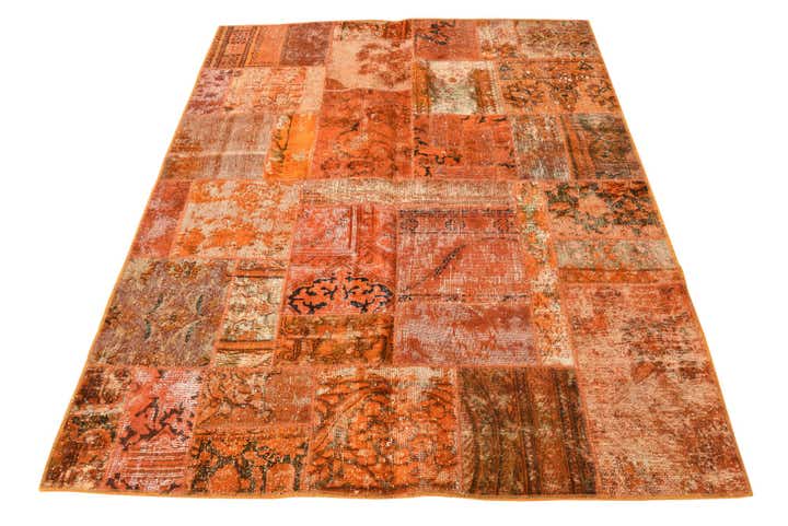 5' x 6' 5 Hand Knotted Ultra Vintage Persian Wool Rug
