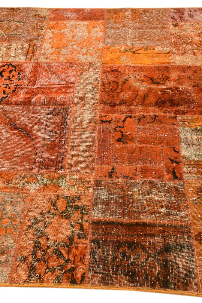 5' x 6' 5 Hand Knotted Ultra Vintage Persian Wool Rug