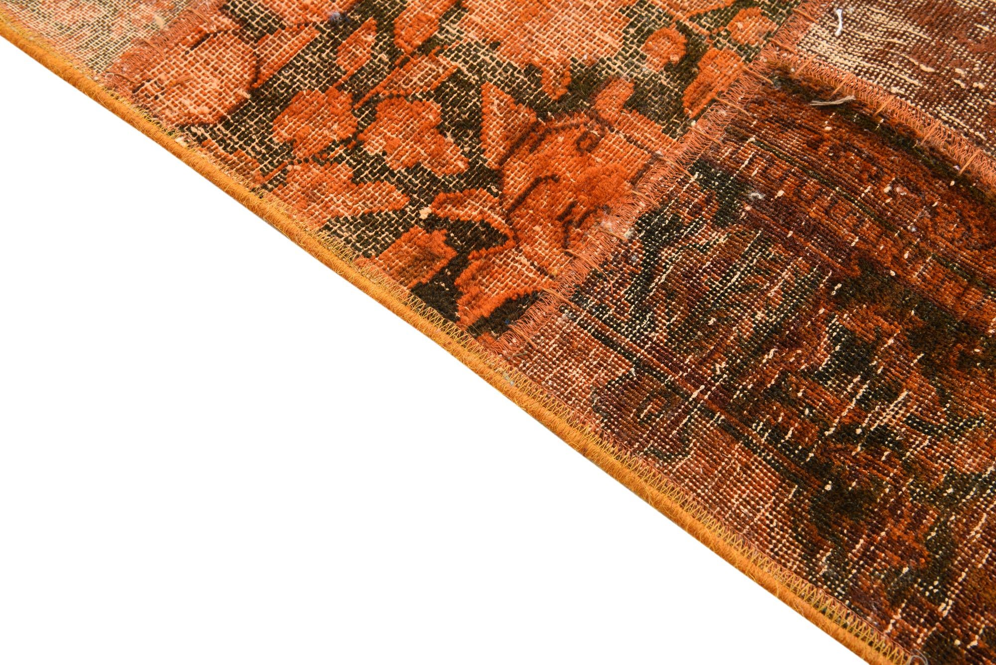 5' x 6' 5 Hand Knotted Ultra Vintage Persian Wool Rug