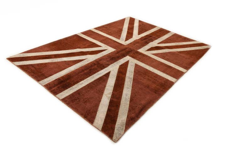 Detail image of 6' 7 x 9' 8 Hand Knotted Ultra Vintage Persian Wool Rug