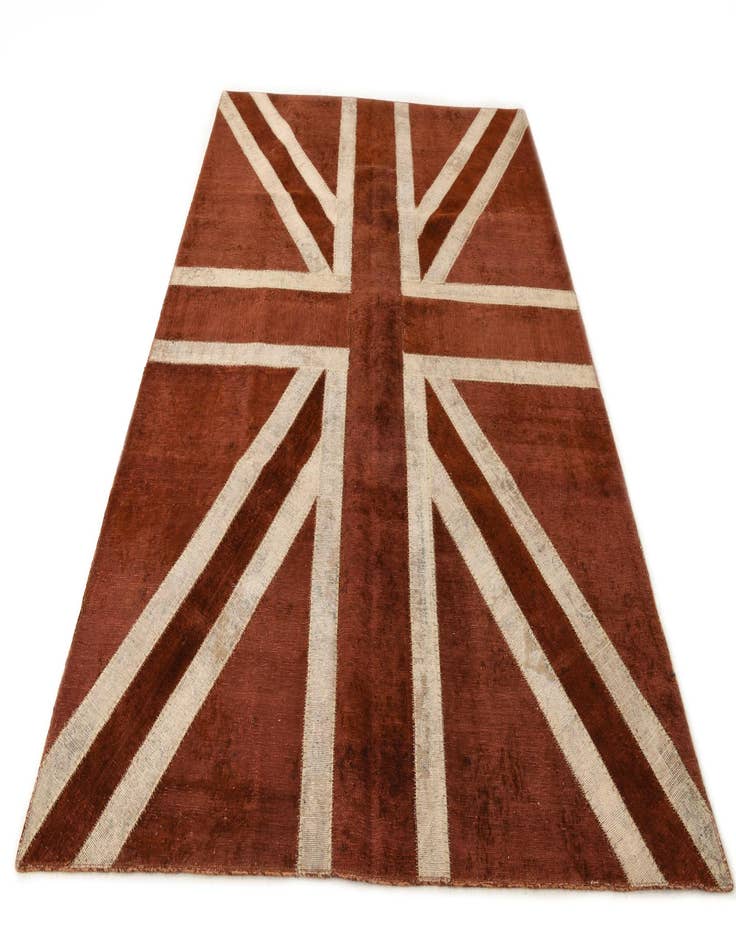 Detail image of 6' 7 x 9' 8 Hand Knotted Ultra Vintage Persian Wool Rug