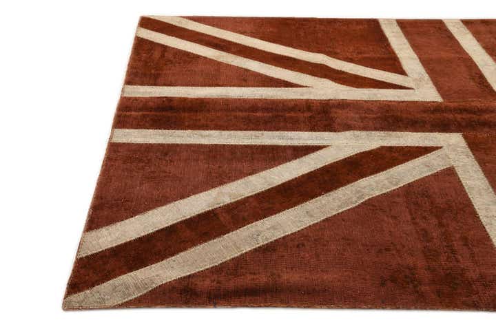 6' 7 x 9' 8 Hand Knotted Ultra Vintage Persian Wool Rug