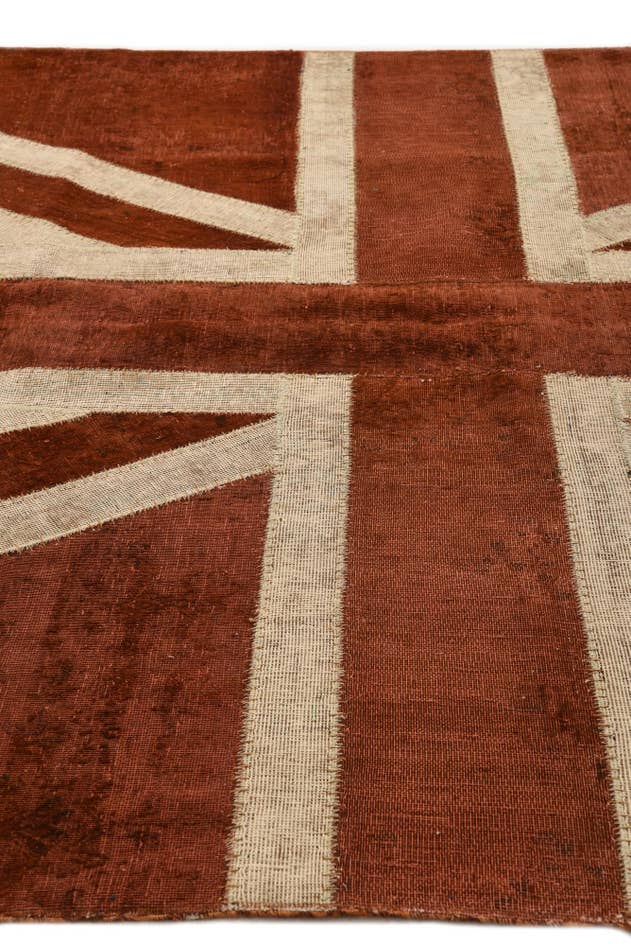 Detail image of 6' 7 x 9' 8 Hand Knotted Ultra Vintage Persian Wool Rug