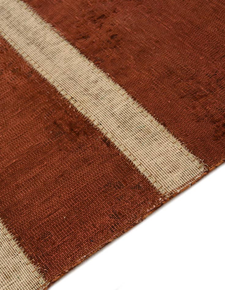 Detail image of 6' 7 x 9' 8 Hand Knotted Ultra Vintage Persian Wool Rug