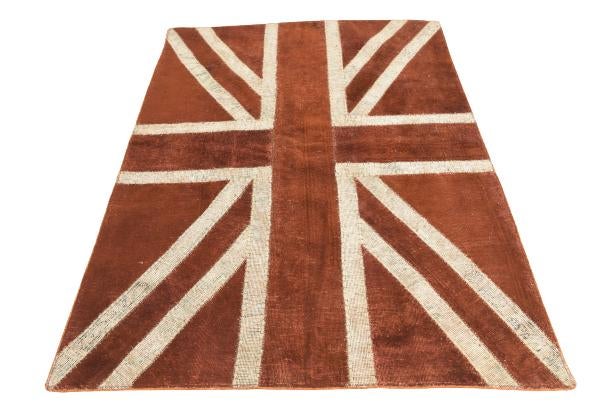 4' x 5' 9 Hand Knotted Ultra Vintage Persian Wool Rug