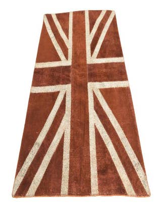 Detail image of 4' x 5' 9  Hand Knotted Ultra Vintage Persian Wool Rug