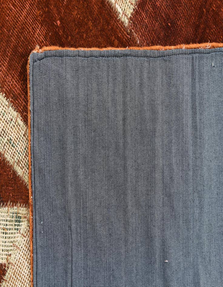 Detail image of 4' x 5' 9  Hand Knotted Ultra Vintage Persian Wool Rug