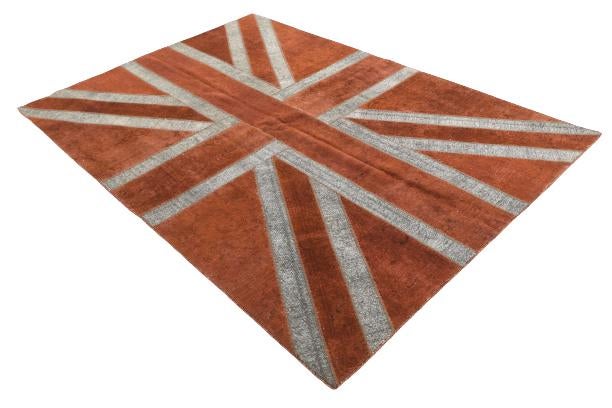 5' 7 x 8' Hand Knotted Ultra Vintage Persian Wool Rug
