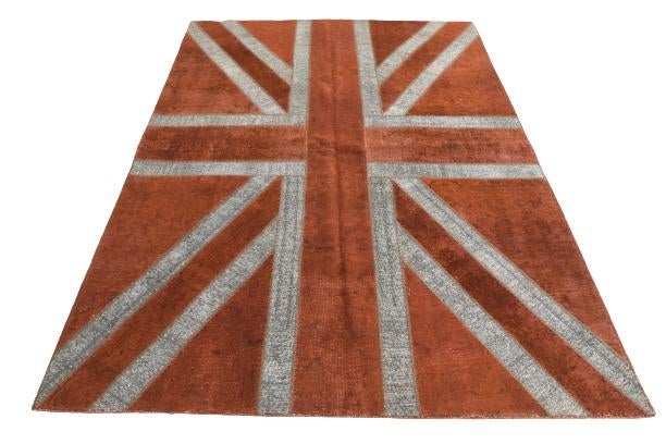 5' 7 x 8' Hand Knotted Ultra Vintage Persian Wool Rug