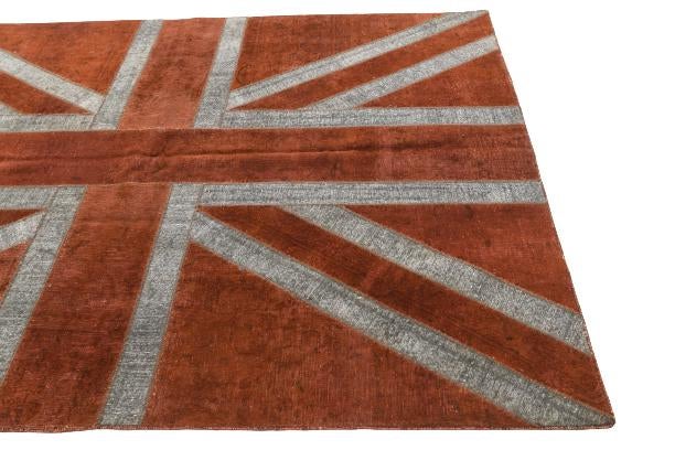 5' 7 x 8' Hand Knotted Ultra Vintage Persian Wool Rug
