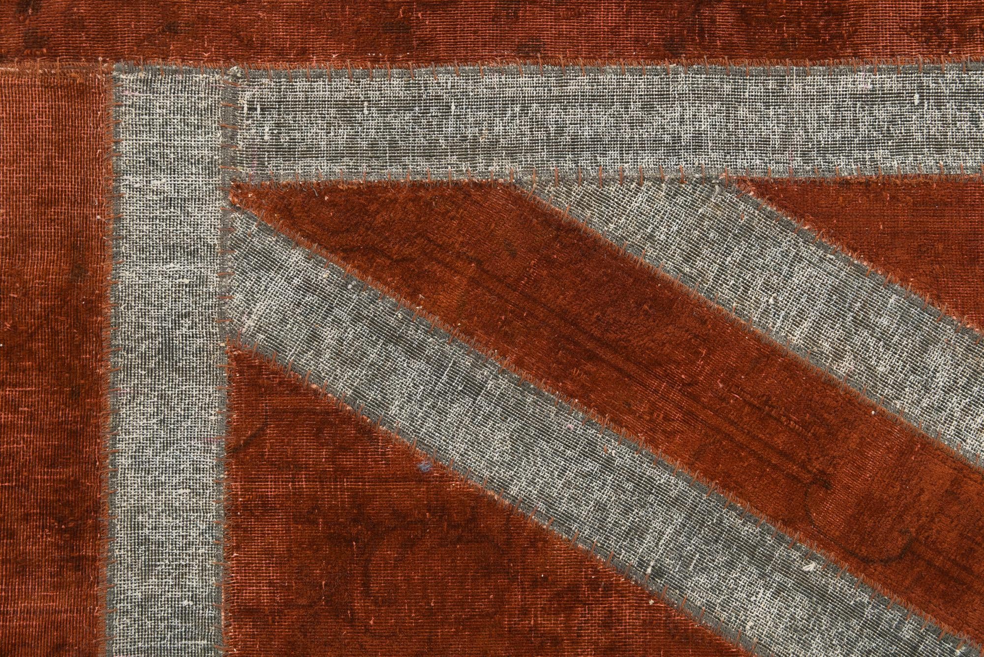5' 7 x 8' Hand Knotted Ultra Vintage Persian Wool Rug