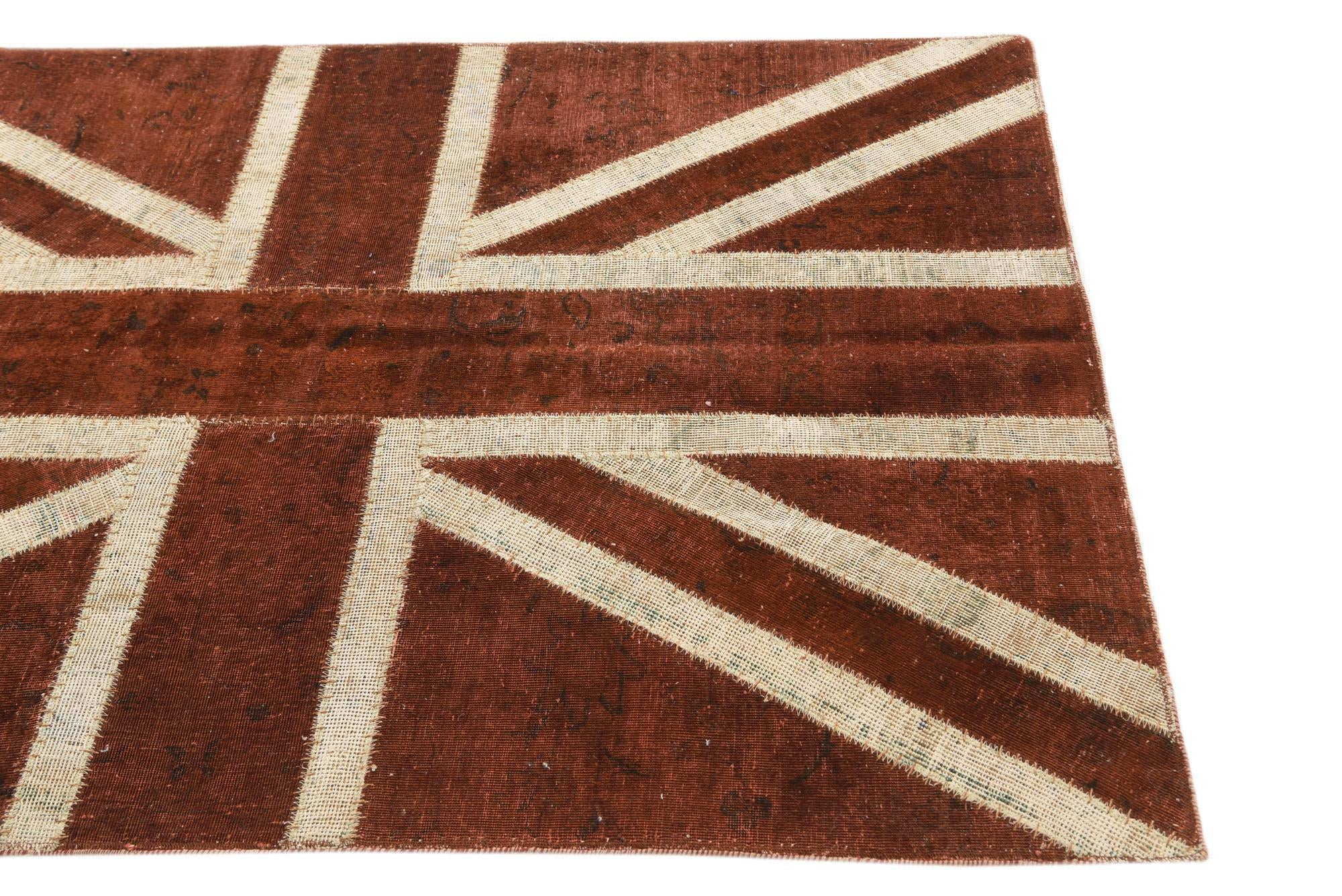 4' x 5' 10 Hand Knotted Ultra Vintage Persian Wool Rug