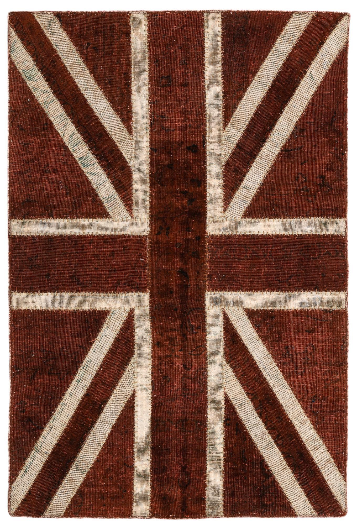 4' x 5' 10 Hand Knotted Ultra Vintage Persian Wool Rug