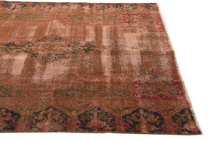 6' 5 x 8' 1 Hand Knotted Ultra Vintage Persian Wool Rug