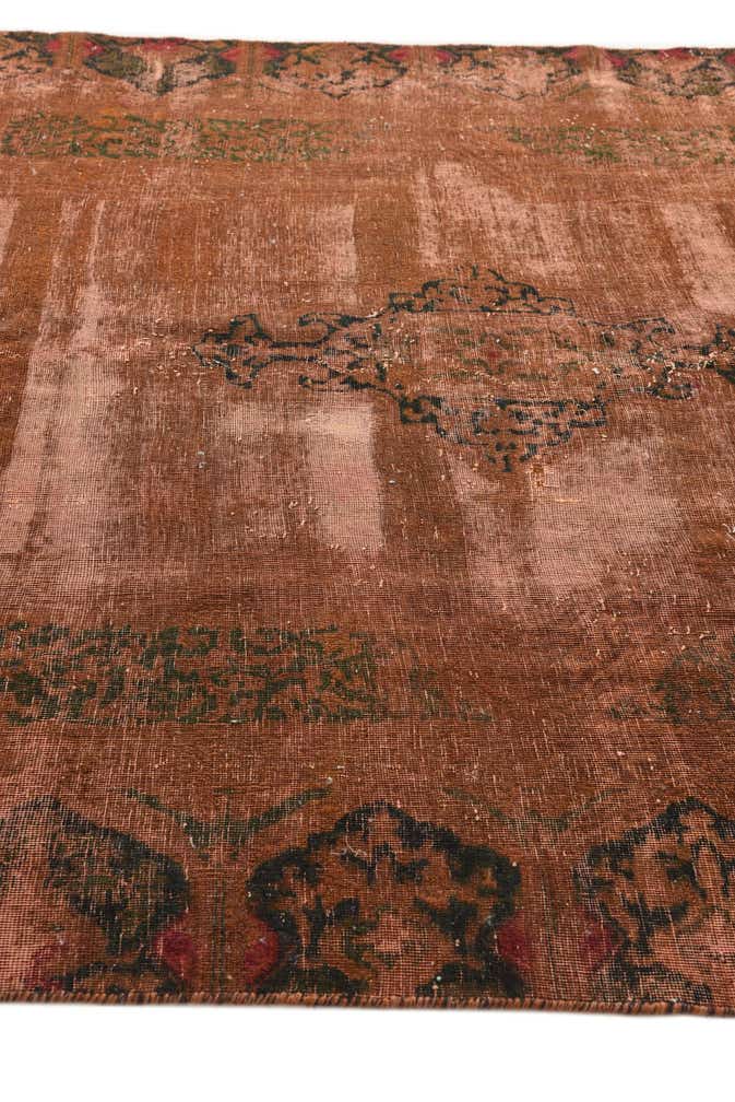 6' 5 x 8' 1 Hand Knotted Ultra Vintage Persian Wool Rug