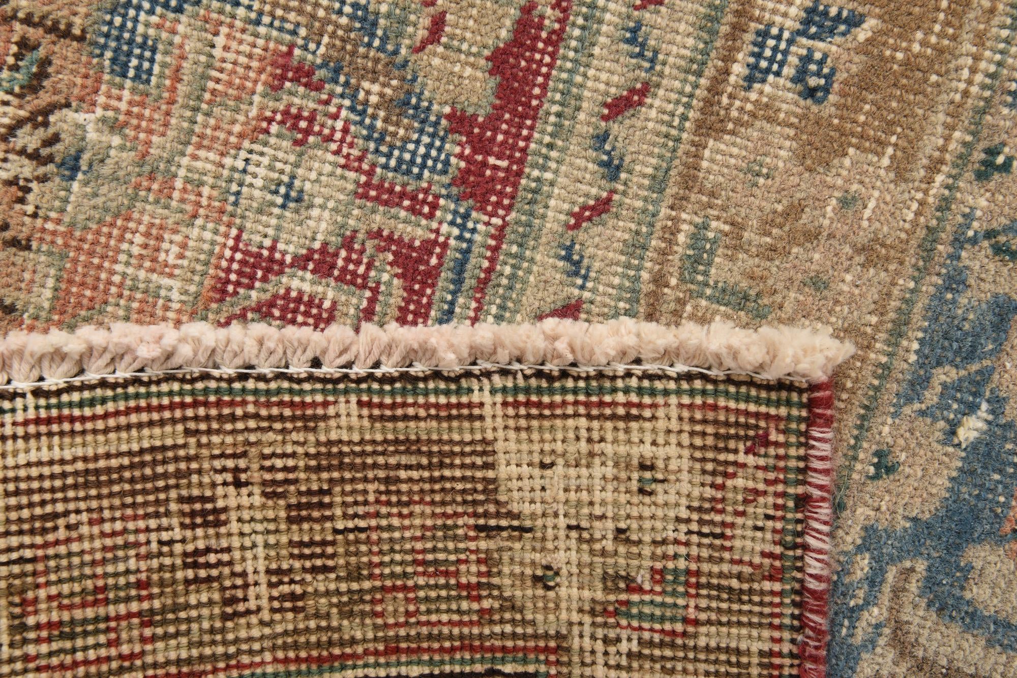 6' 10 x 10' 8 Hand Knotted Ultra Vintage Persian Wool Rug