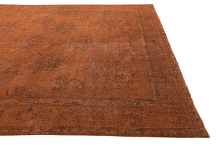 Detail image of 9' 10 x 12' 10 Hand Knotted Ultra Vintage Persian Wool Rug