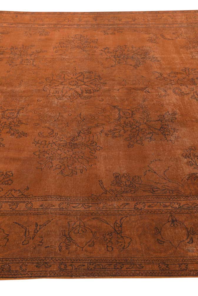 9' 10 x 12' 10 Hand Knotted Ultra Vintage Persian Wool Rug