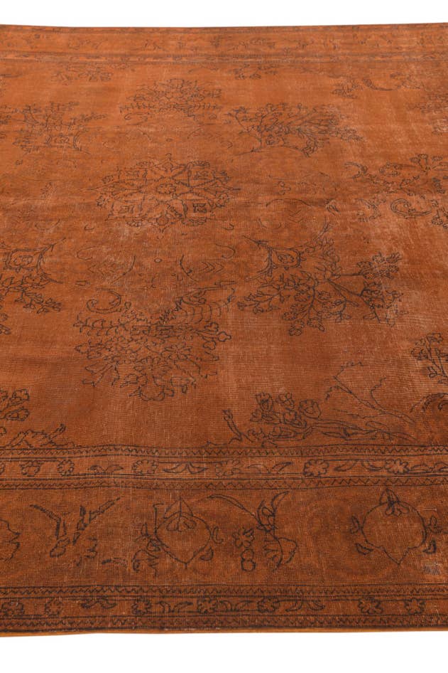 Detail image of 9' 10 x 12' 10 Hand Knotted Ultra Vintage Persian Wool Rug