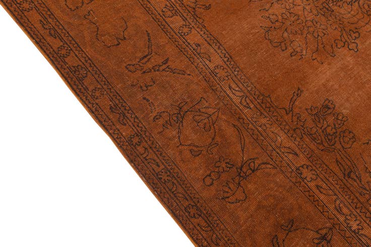Detail image of 9' 10 x 12' 10 Hand Knotted Ultra Vintage Persian Wool Rug