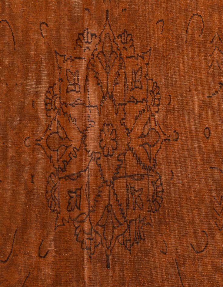 Detail image of 9' 10 x 12' 10  Hand Knotted Ultra Vintage Persian Wool Rug