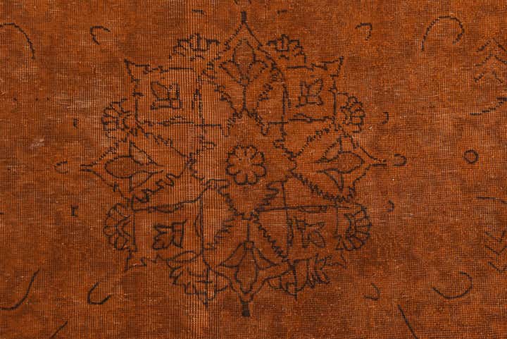 9' 10 x 12' 10 Hand Knotted Ultra Vintage Persian Wool Rug