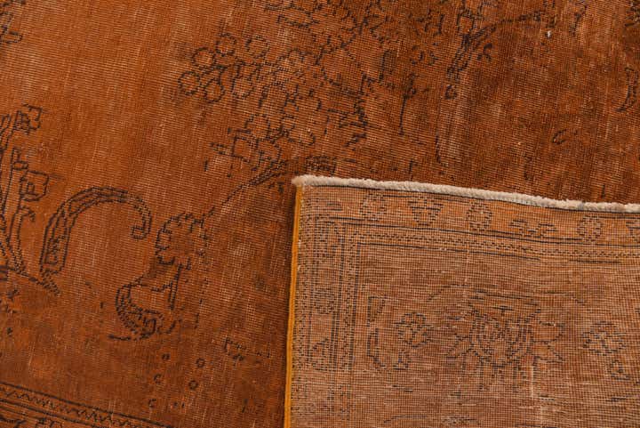 9' 10 x 12' 10 Hand Knotted Ultra Vintage Persian Wool Rug