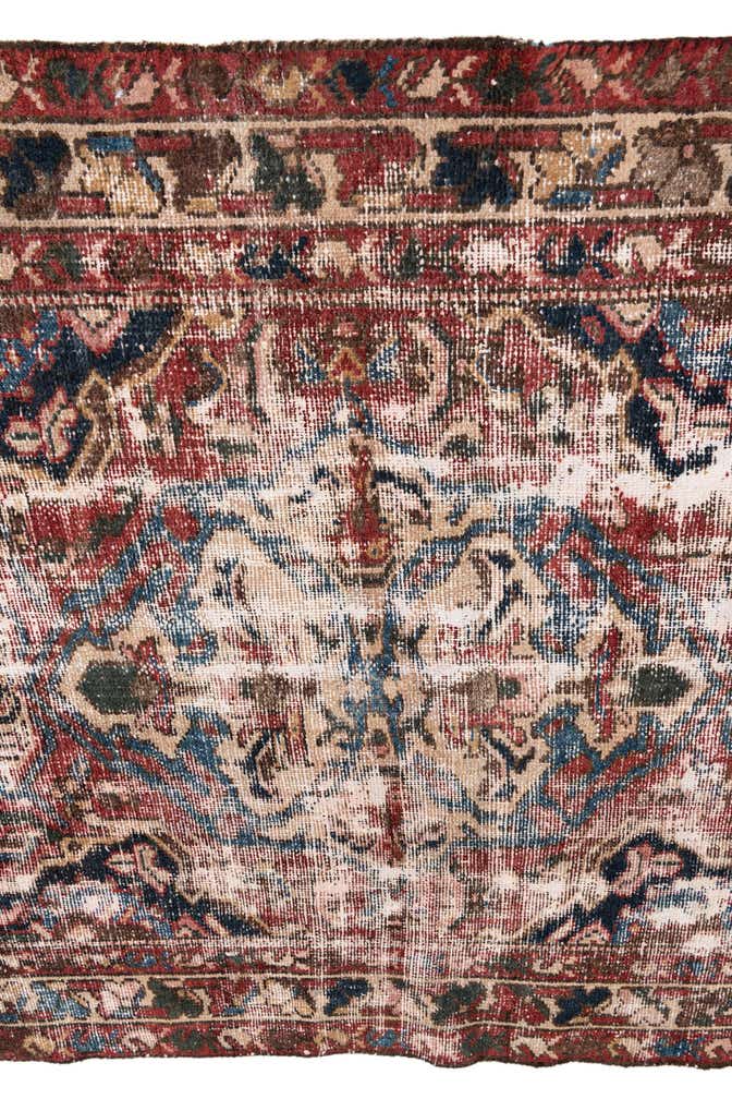 120cm x 200cm Hand Knotted Ultra Vintage Persian Wool Rug