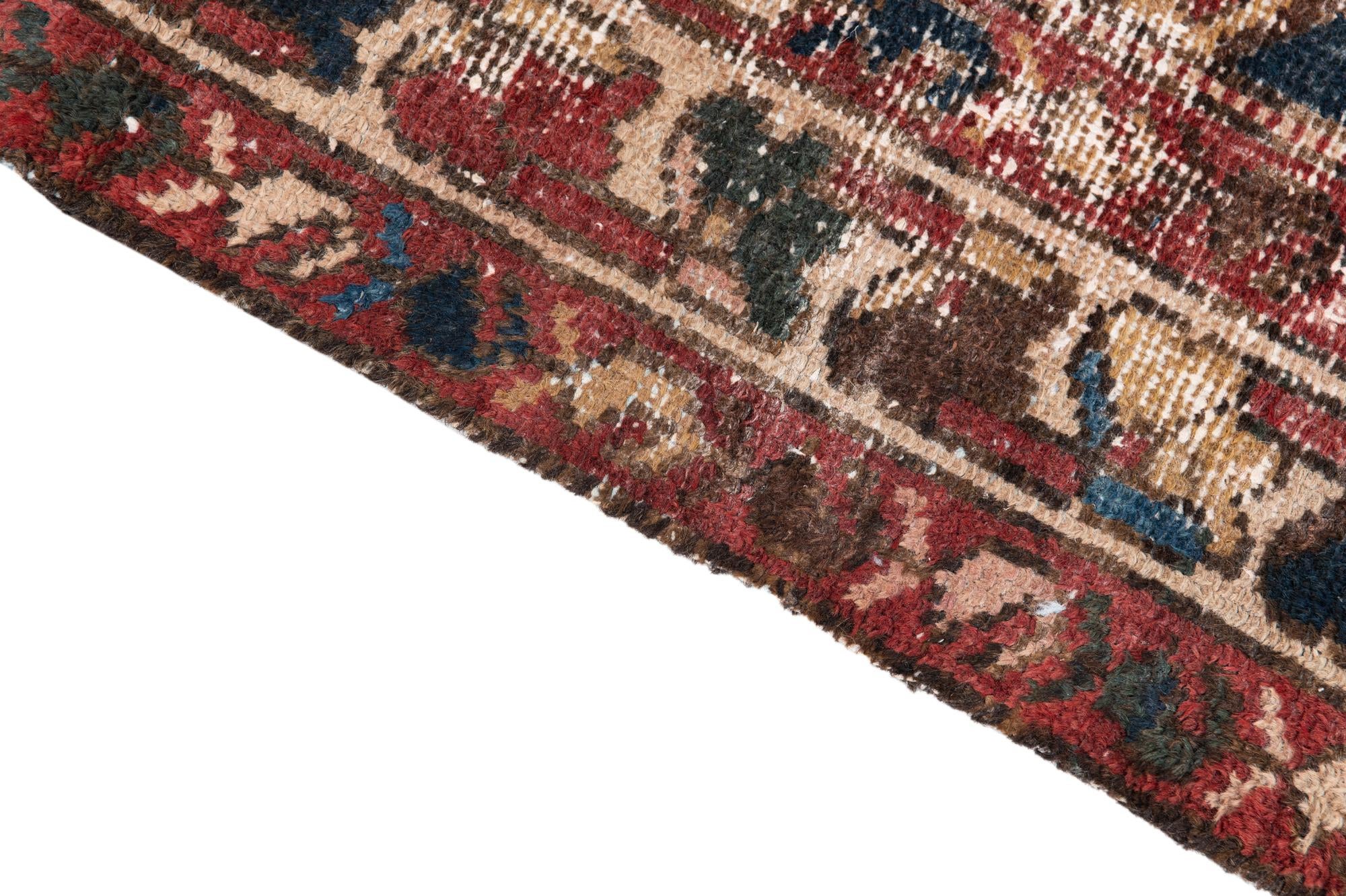 120cm x 200cm Hand Knotted Ultra Vintage Persian Wool Rug