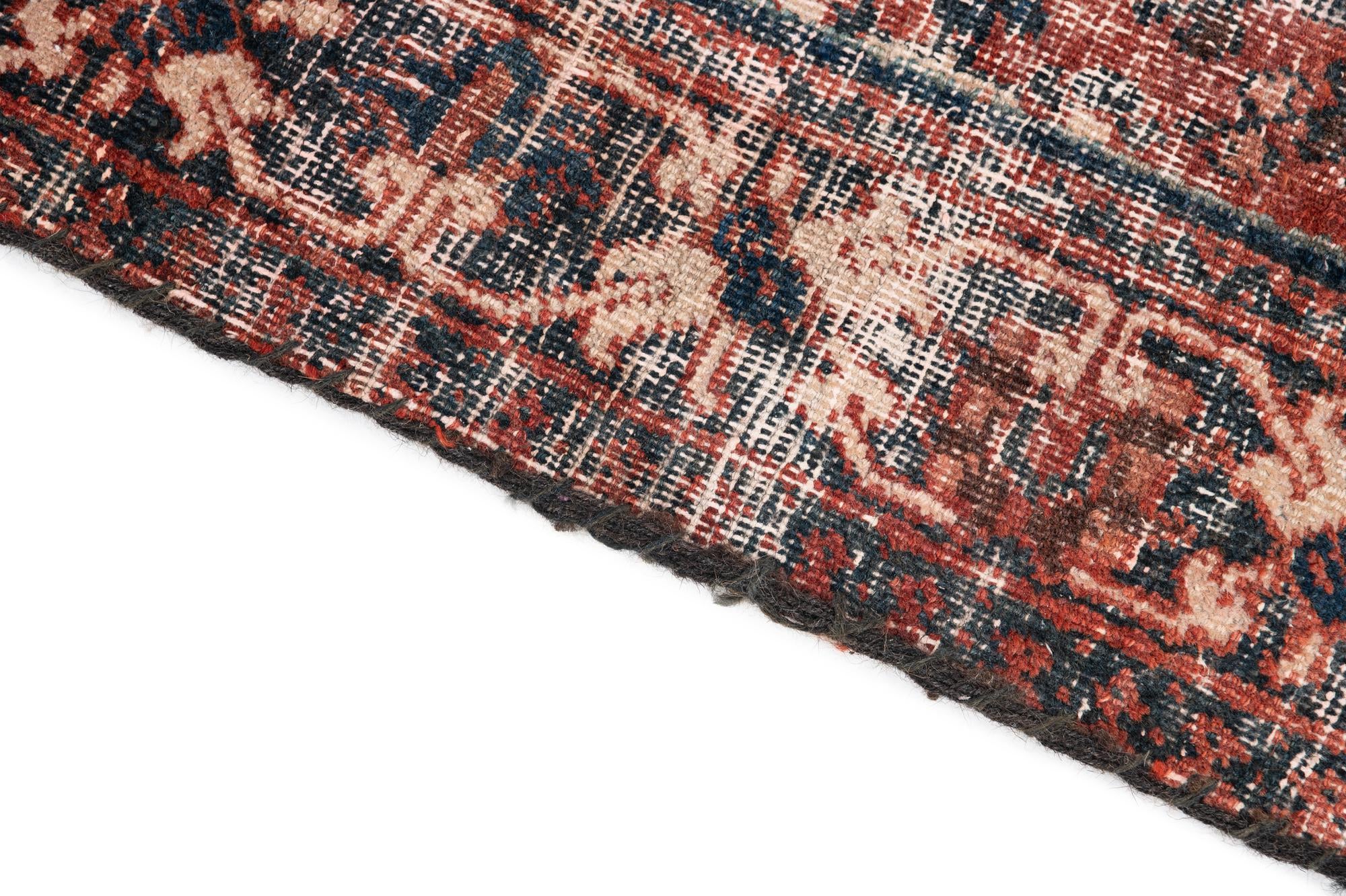 4' 3 x 6' 4 Hand Knotted Ultra Vintage Persian Wool Rug