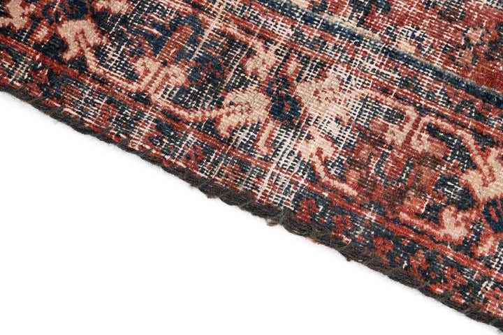 4' 3 x 6' 4 Hand Knotted Ultra Vintage Persian Wool Rug