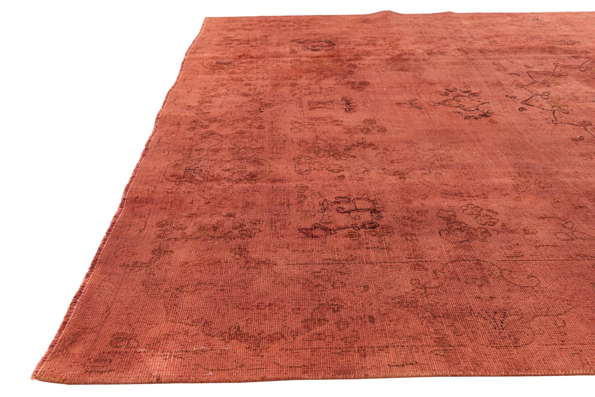 8' 9 x 11' 8 Hand Knotted Ultra Vintage Persian Wool Rug
