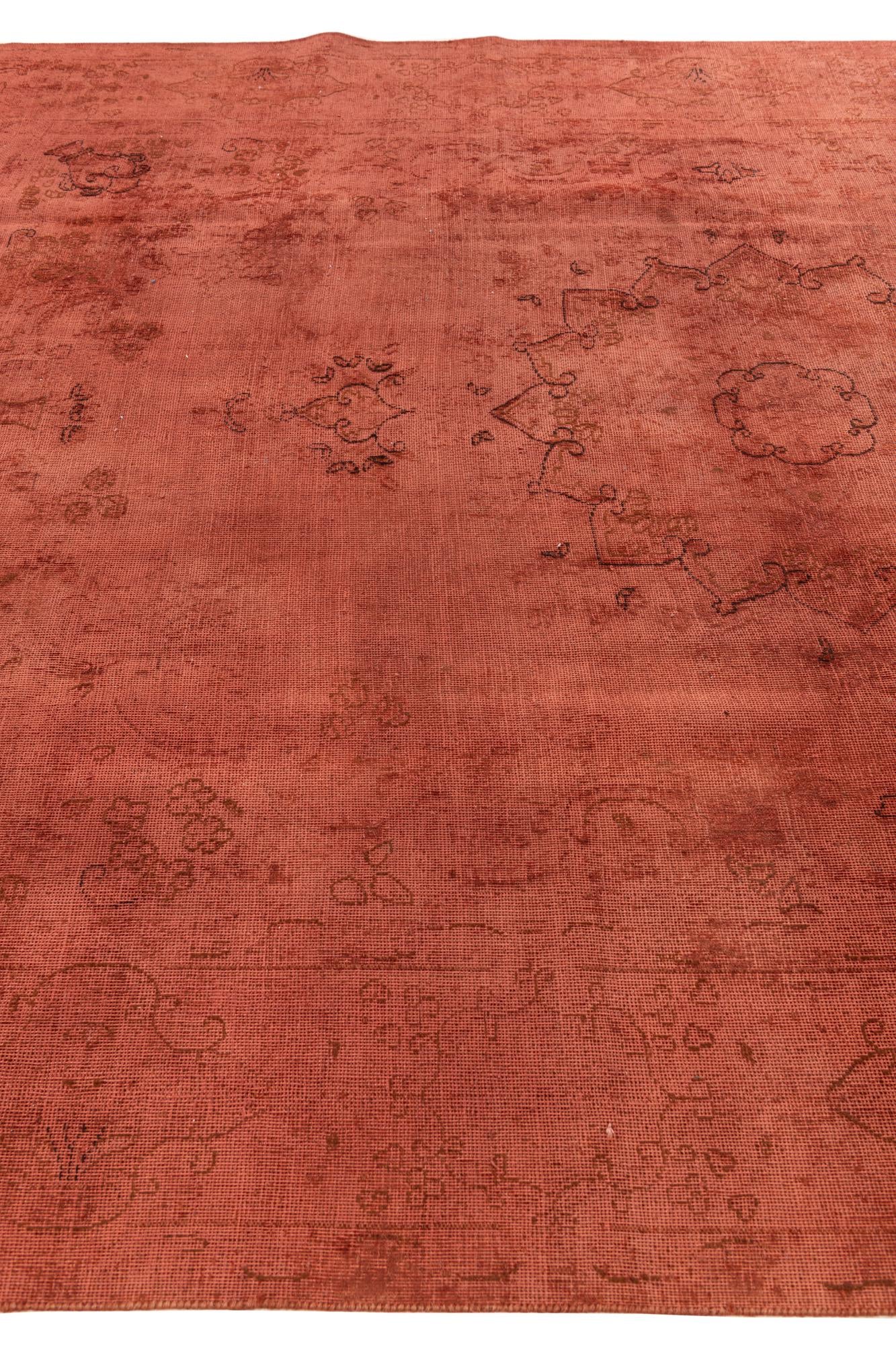 8' 9 x 11' 8 Hand Knotted Ultra Vintage Persian Wool Rug