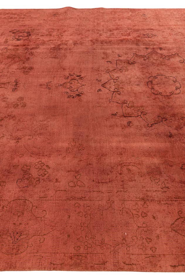 Detail image of 8' 9 x 11' 8 Hand Knotted Ultra Vintage Persian Wool Rug