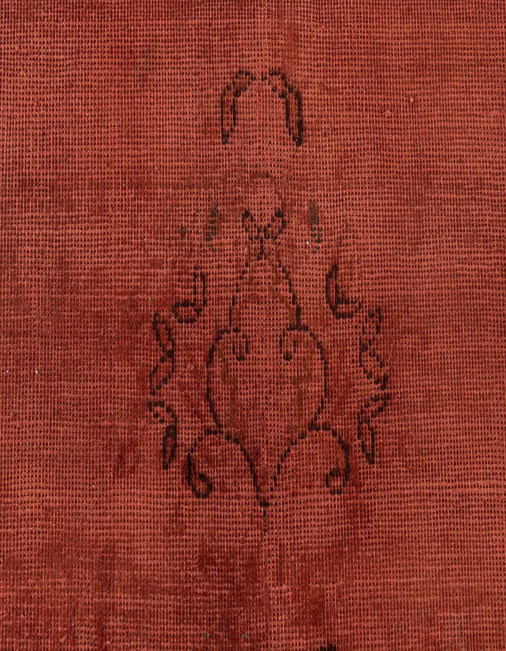 Detail image of 8' 9 x 11' 8  Hand Knotted Ultra Vintage Persian Wool Rug